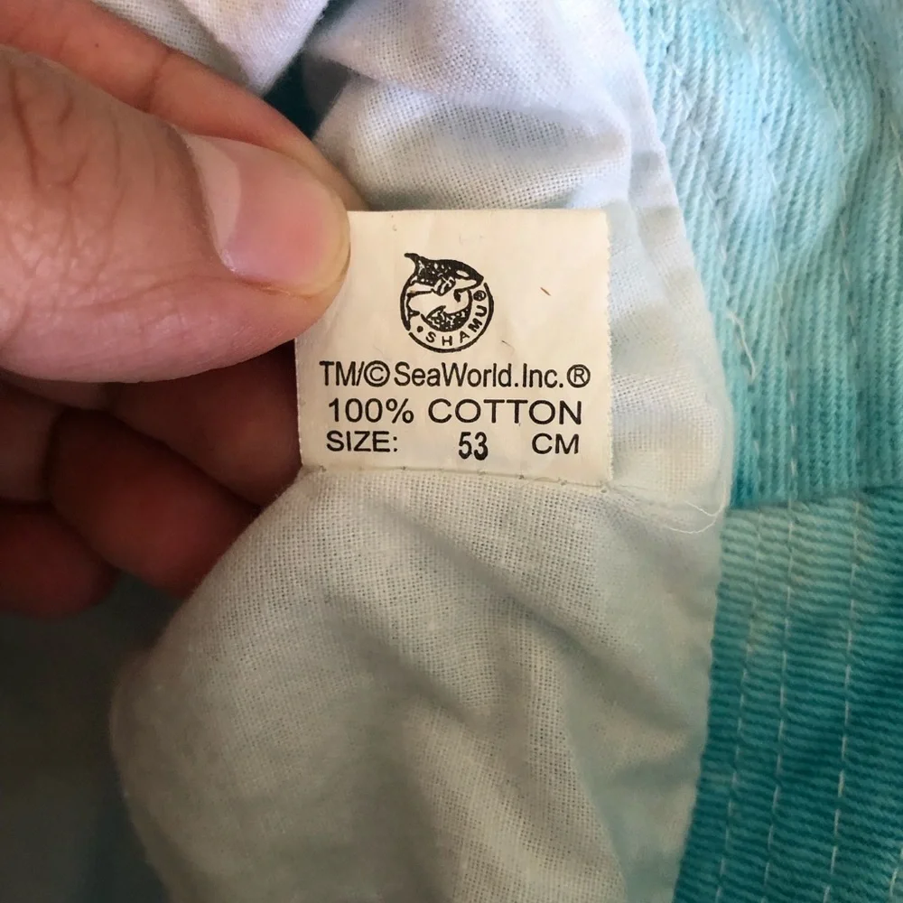 vtg Seawold tiedye blue toddler bucket hat 100% cotton